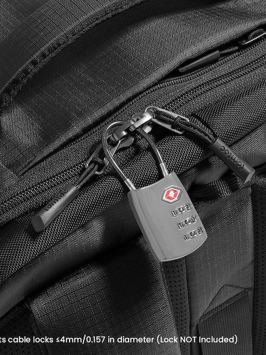 tomtoc Tasche Rucksack für Laptop in Schwarz Farbe