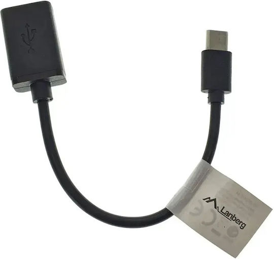 Lanberg Converter USB-C male to USB-A female 1pcs AD-OTG-UC-01