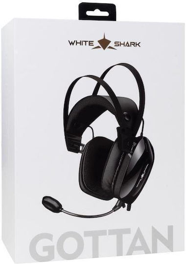 White Shark GH-2446 Over Ear Gaming Headset με σύνδεση 3.5mm for PC / PS4 / PS5 / XBOX