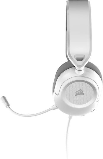 Corsair HS35 V3 Over Ear Gaming Headset with 3.5mm Connection White for Nintendo Switch / Nintendo Switch 2 / PC / PS4 / PS5 / XBOX