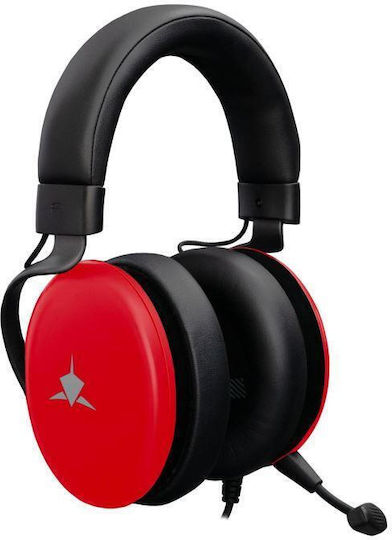 White Shark GH-2540 Over Ear Gaming Headset με σύνδεση 2x3.5mm Elephant Red for PC / PS4 / PS5