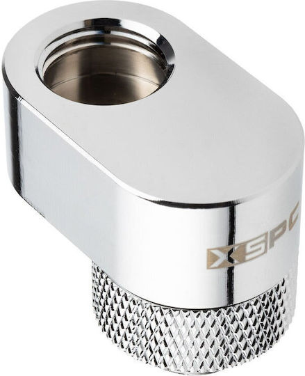 Xspc G1/4 Rotary 14mm Offset Fitting Chrome