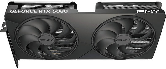 NVidia GeForce RTX 5080 16GB GDDR7 Dual Slim OC Κάρτα Γραφικών VCG508016DFSXPB1-O