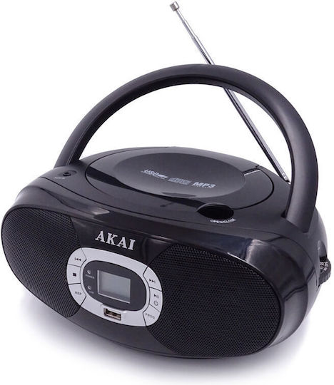 Akai Proffesional Φορητό Ηχοσύστημα με CD / USB / Ραδιόφωνο Μαύρο
