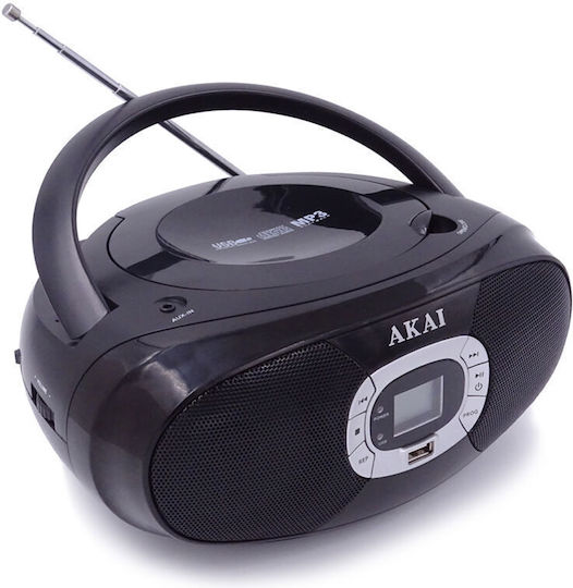 Akai Proffesional Φορητό Ηχοσύστημα με CD / USB / Ραδιόφωνο Μαύρο