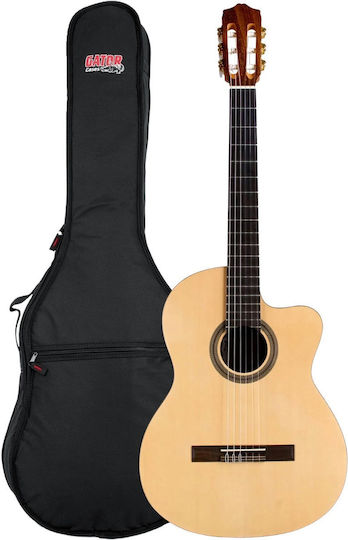 Cordoba Guitars Protege C1m-ce Електрокласическа Китара 4/4 Натурална с Калъф Basic Bundle