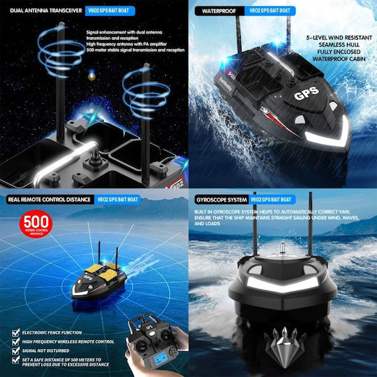 Flytec V802 Pro Fishing Boat