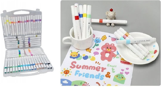 Acrylic Single-Sided Markers Set 80pcs Kh-03929