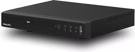 Philips DVD Player TAEP200 TAEP200/12 με USB Media Player Μαύρο