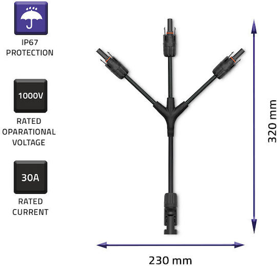 Qoltec Βύσμα MC4 52601 1τμχ