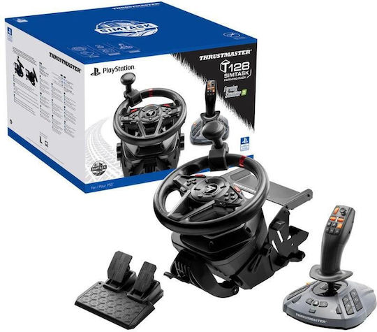 Thrustmaster SimTask Farming Pack Lenkrad mit Schalthebel für PS5