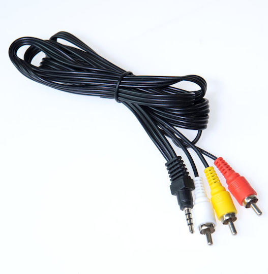 Osio 3.5mm male to Component male 1.5m Cable (1121301-0002)