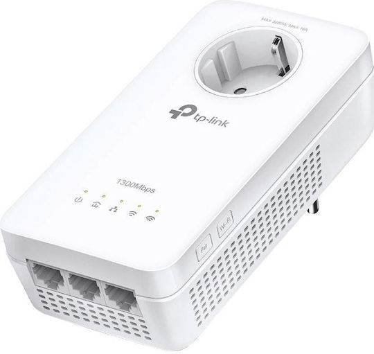 TP-LINK TL-WPA8631P KIT v4 Powerline Wi‑Fi 5 with Passthrough Socket and 3 Gigabit Ethernet Ports