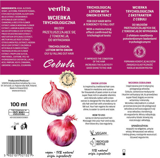Venita Lotiune Pentru Păr 100ml