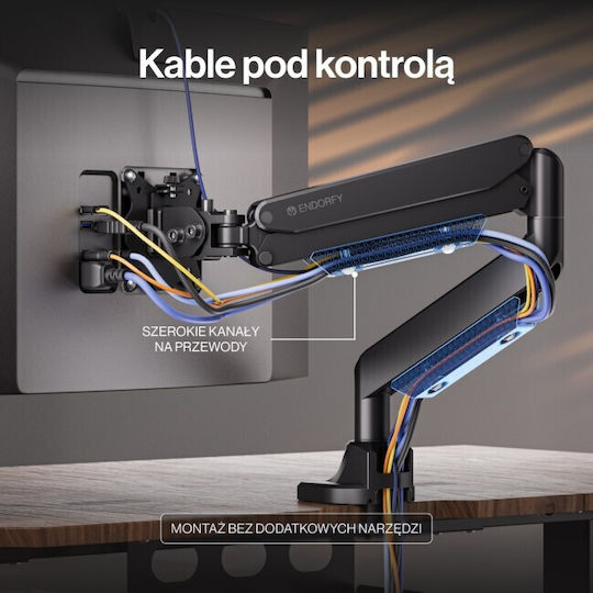 Endorfy Atlas GS Pro Suport Birou Monitor până la 49" cu Braț