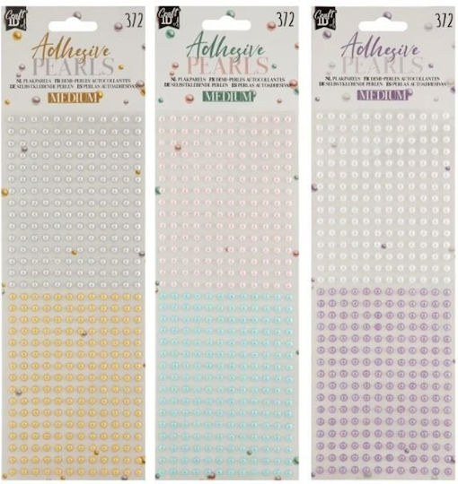 Small Sticker Beads 372 Pieces 3 Designs