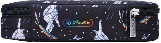 Herlitz Space Skater Pencil Case Blue