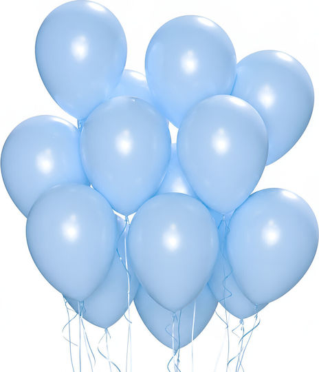 Σετ Μπαλόνια Παστέλ Baby Blue 12 Τεμ