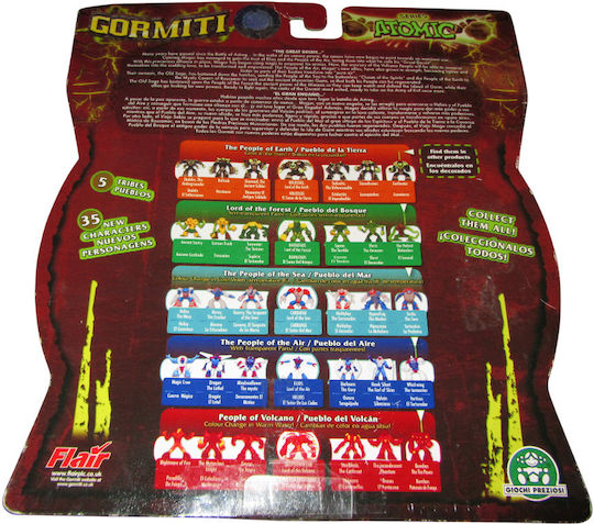Giochi Preziosi Gormiti Heroes Miniature Novelty Toys 4 Figures Atomic (Miscellaneous Designs) GPH26307 UK