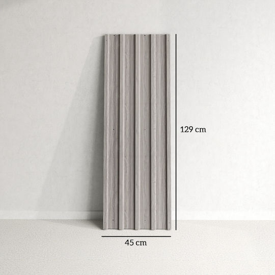 Outsunny Υλικό Περίφραξης Κήπου από Ατσάλι 129x45x45εκ. 12τμχ Γκρι