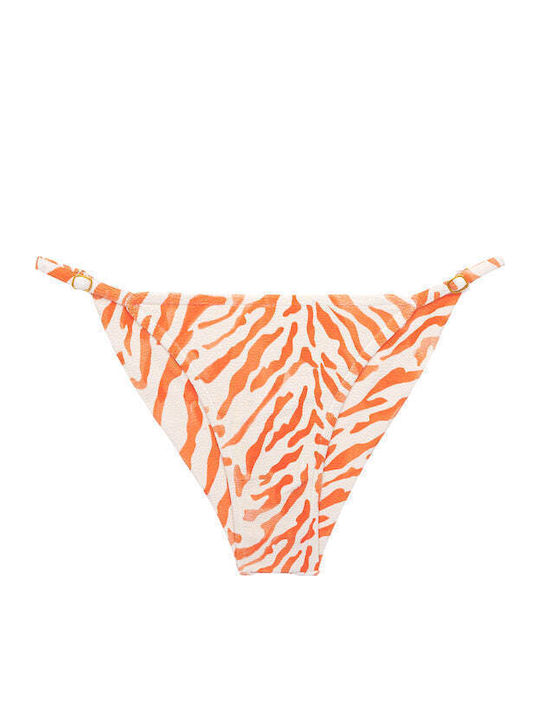 Bikini Brazil Cheeky Fixa Orange