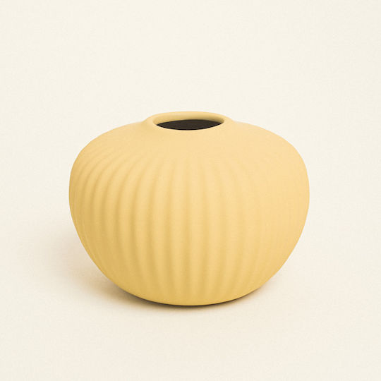Beauty Home Βάζο Κεραμικό 11xΥ15cm (Διάφορα Χρώματα)