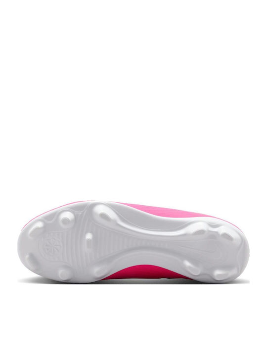 Kids Soccer Cleats with Molded Outsole Fuchsia
