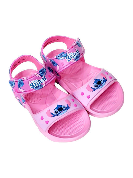 Stitch Παιδικά Παπουτσάκια Θαλάσσης Ροζ