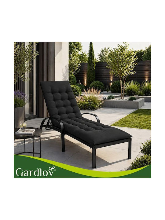 Gardlov Sonnenbank-Kissen mit Rückenlehne Schwarz