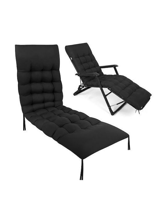 Gardlov Sonnenbank-Kissen mit Rückenlehne Schwarz