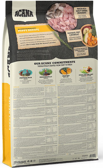 Acana Recipe 2kg Dry Food Grain-Free for Puppies with Chicken