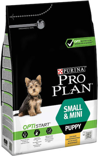 Pro Plan Puppy Small Mini 3кг Суха Храна за Кученца от Малки Породи с Пилешко