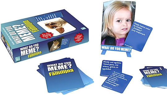 Board Game What Do You Meme? Family Edition (PL) for 3-10 Players 8+ Years Old (PL) Epee