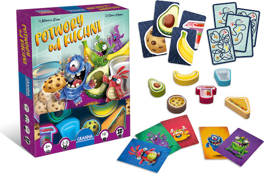 Board Game Monsters Behind the Scenes for 2-5 Players 4+ Years Old (PL) Granna
