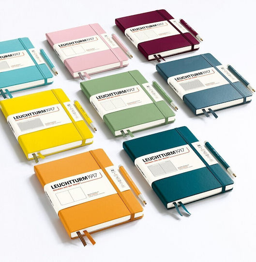 Leuchtturm1917 Σημειωματάριο A6 Ριγέ με Σκληρό Εξώφυλλο Κίτρινο