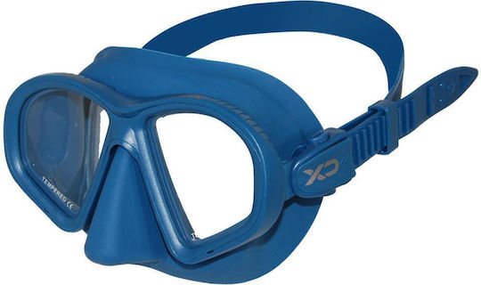 XDive Venom III Blue Silicone Diving Mask
