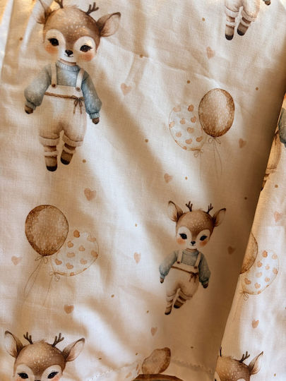 Grandes Suenos Pătură Pepinieră Swaddling 100% Bumbac Multicolor 75x100cm