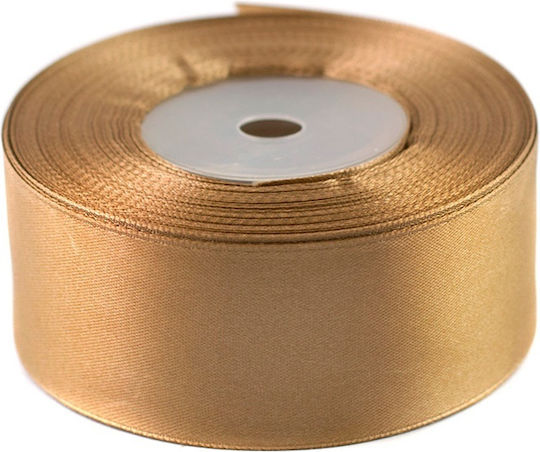 Aksa Saten Bänder Goldene 32m