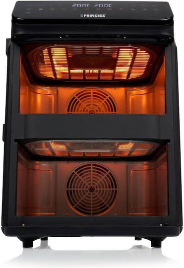 Princess Air Fryer με Wi-Fi & Διπλό Αποσπώμενο Κάδο 11.2lt Μαύρο 0118249001001