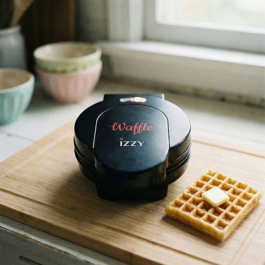 Izzy IZ-2003 Waffeleisen Für Runde Waffeln 1000W
