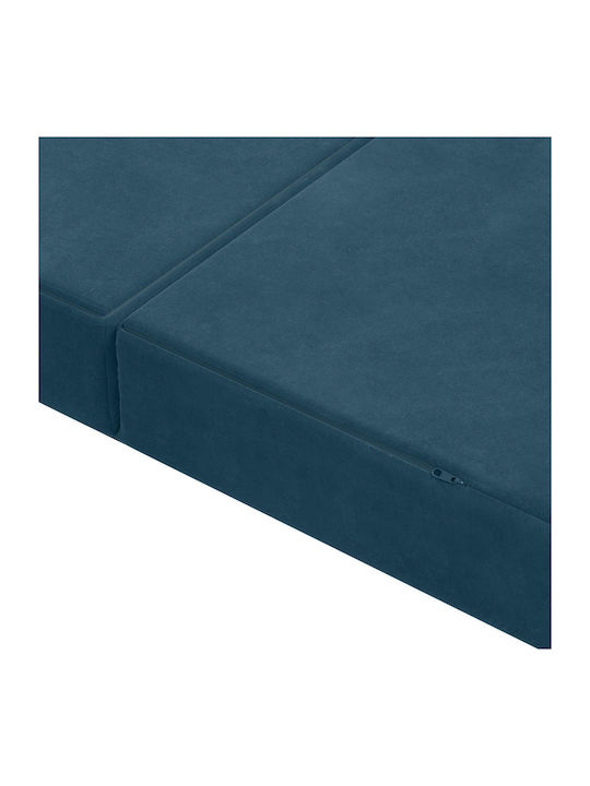 Vielseitiges Sitzsack Bett Blau 140x67x45cm