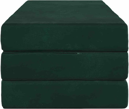 Multifunctional Bean Bag Bed Dark Green 140x67x45cm