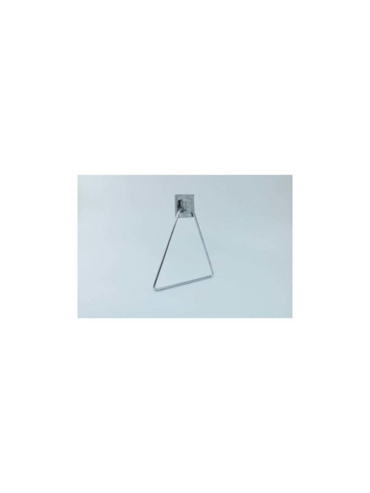 SteweHome Single Bathroom Ring with Sticker White