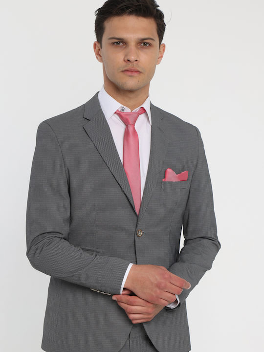 Men's Suit with Slim Fit Grey