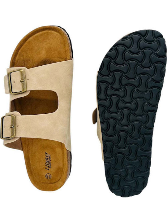 Men's Sandals In Beige Colour Regular Fit
