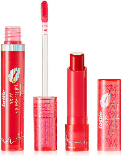 Lottie London Lip Balm Set Rose