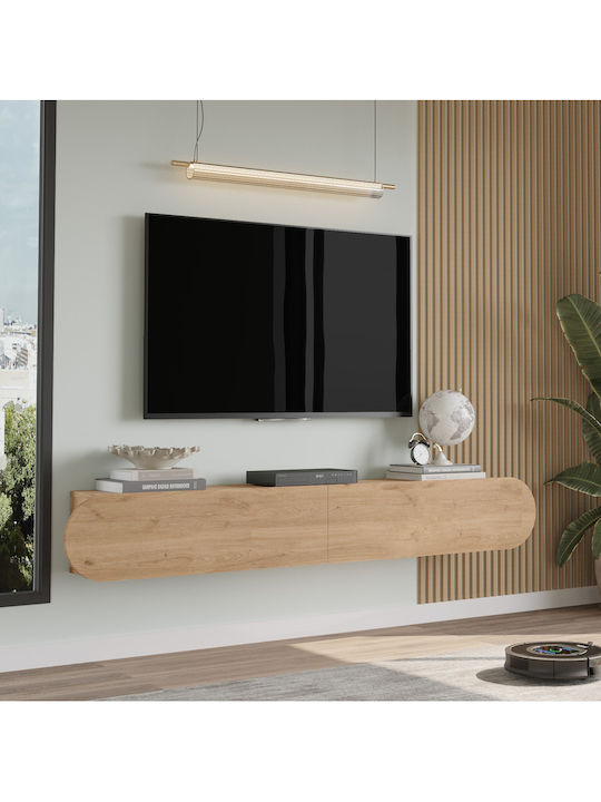 Έπιπλο Τηλεόρασης Μπεζ Μ180xΠ31xΥ30cm