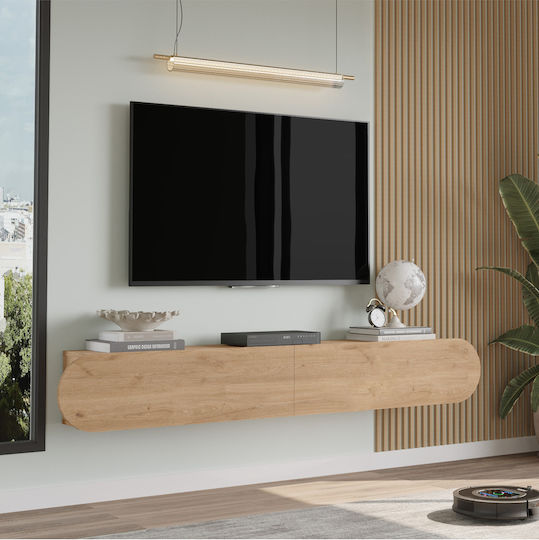 Έπιπλο Τηλεόρασης Μπεζ Μ180xΠ31xΥ30cm