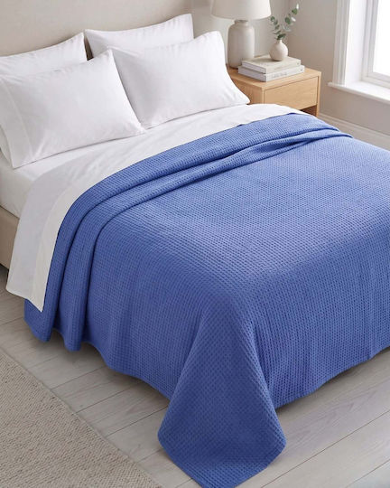 Olia Home Super-Queen Decke 220x255cm Blau