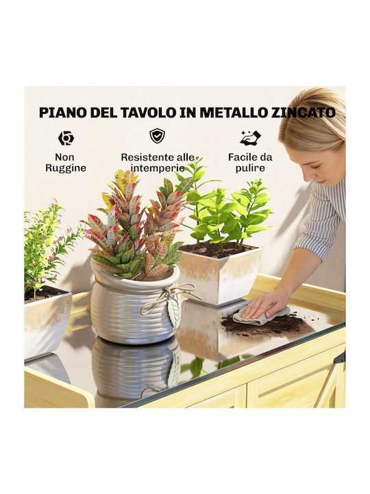 Δίφυλλη Ντουλάπα Ξύλινη 71.5x39x95εκ.